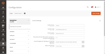 Magento Abandoned Cart Extension