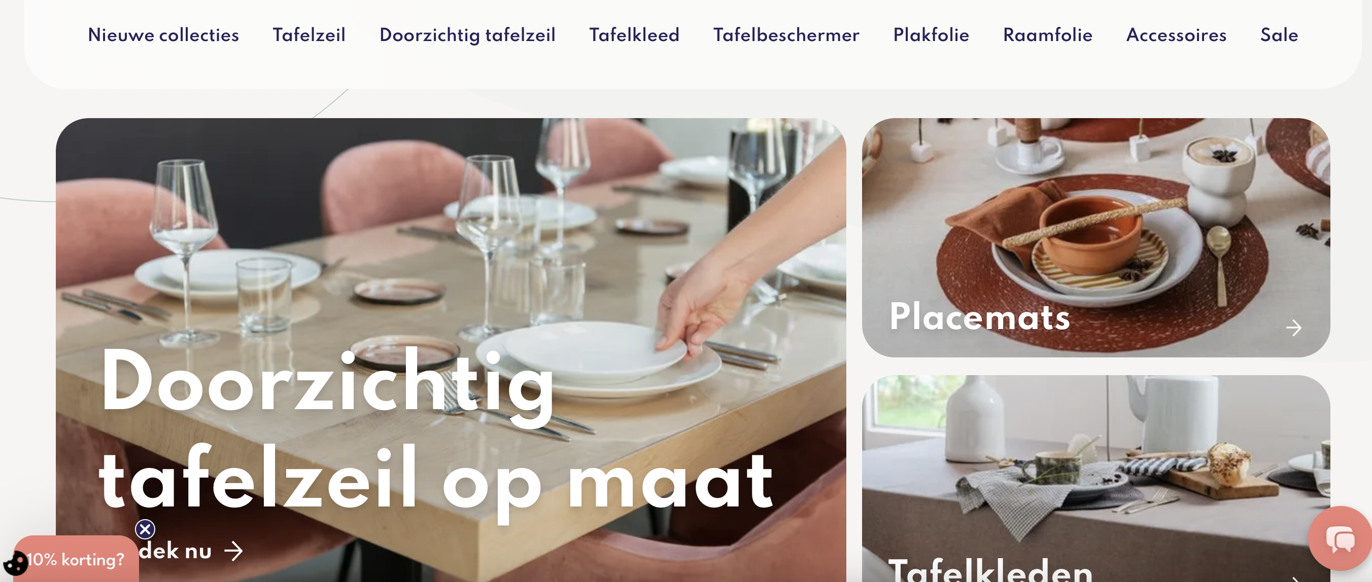 International tablecloth shop