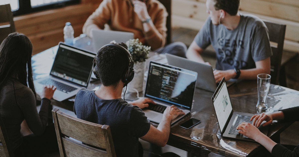 Remote Magento developer team collaborating
